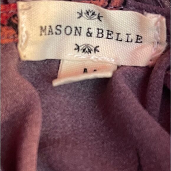 Mason & Belle cropped blouse sz M - Picture 3 of 4